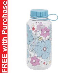 FREE if added to a $50 Bundle: 1 BLUE FLORAL Wild Sage 32-oz Water Bottle w/ Lid